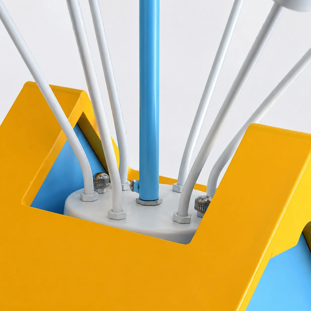 Colorful Balloon House LED Pendant Light for Kids Rooms