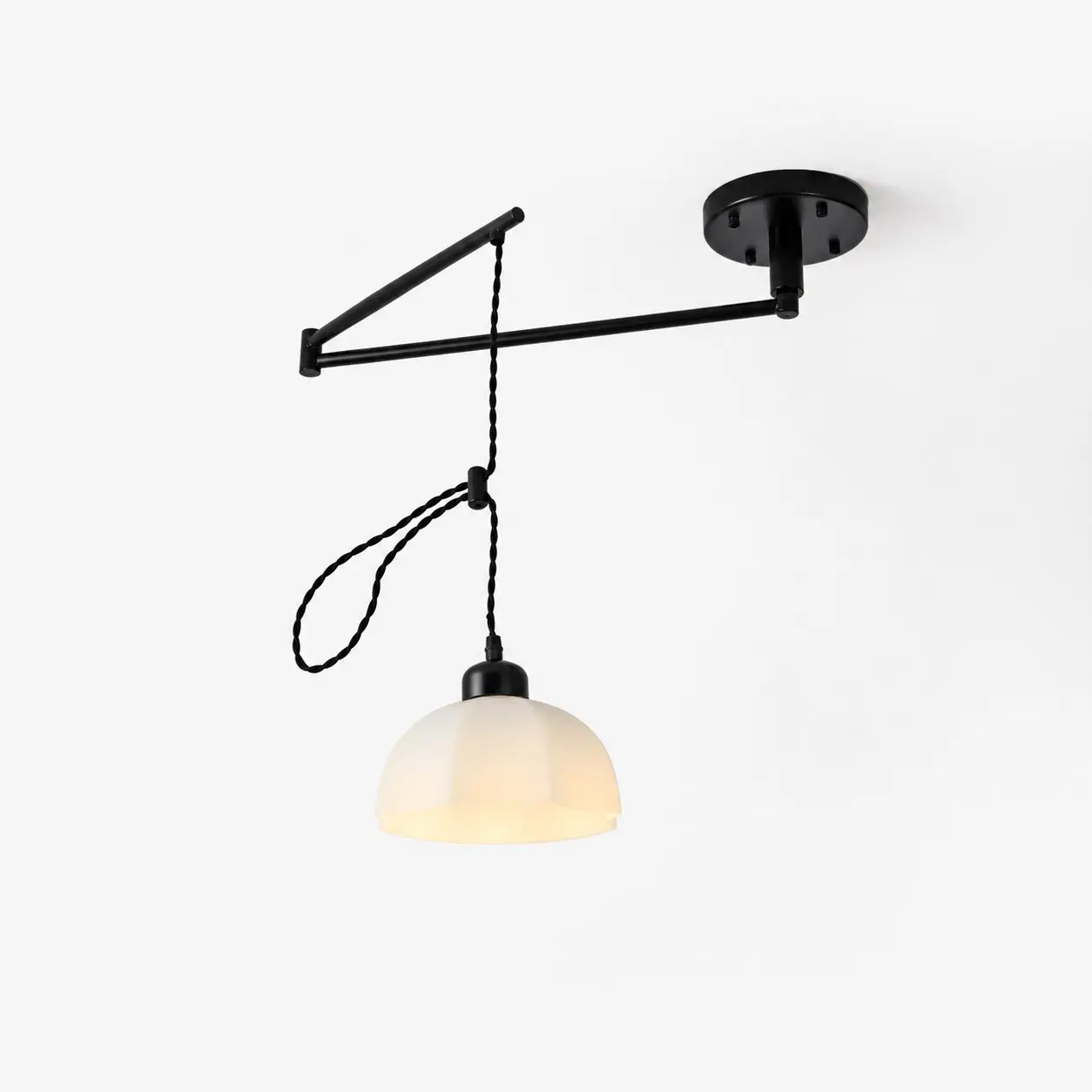 Black Style A one-light pendant