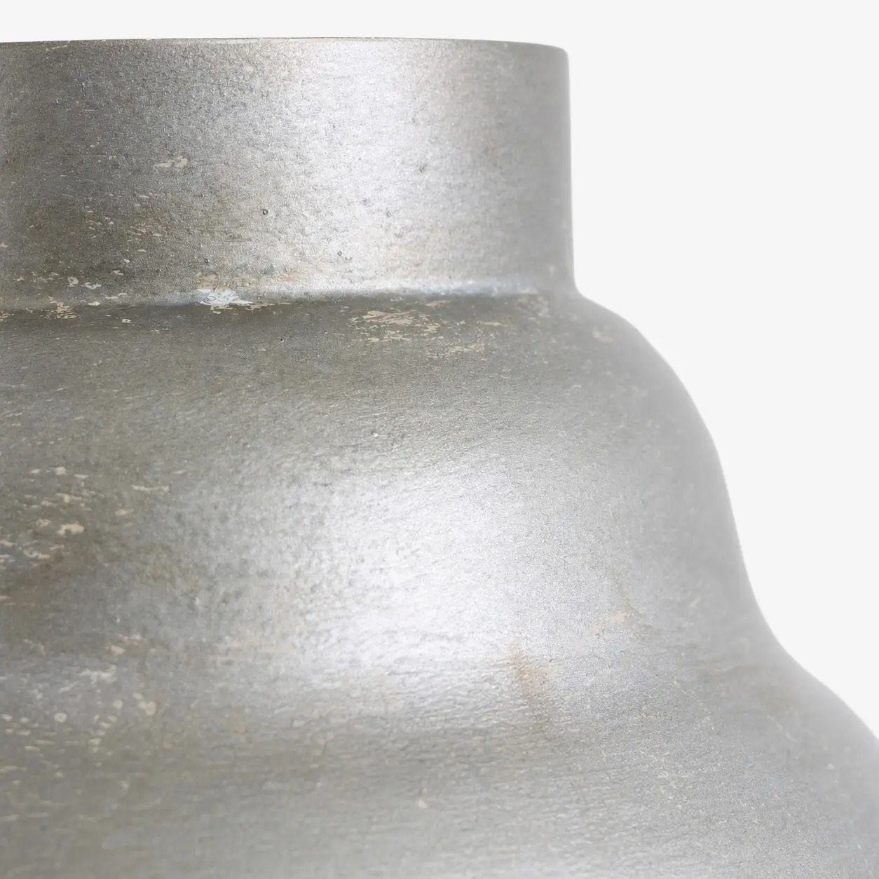 Antique brass lamp holder detail